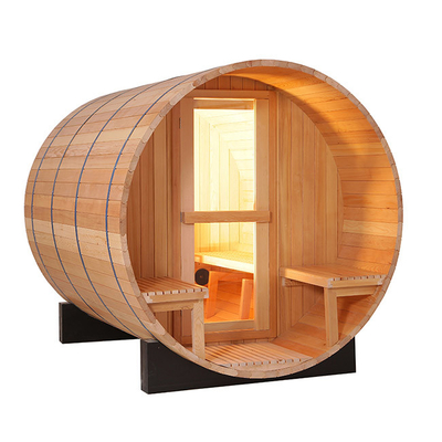 La sauna di legno solida all'aperto del barilotto riscalda l'OEM veloce accettabile