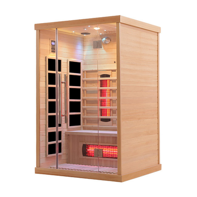 Legno solido infrarosso lontano di sauna di spettro del pannello pieno del carbonio dell'interno