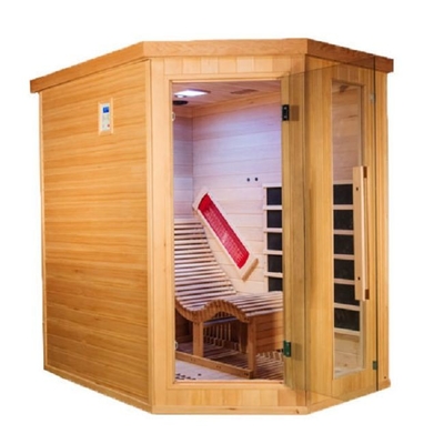 Hemlock 1 persona uso domestico panca sdraiata sauna a infrarossi lontani con calore completo
