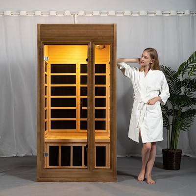 Radiatori dell'interno radianti Mini Wooden Infrared Sauna 1 - del carbonio persona 2