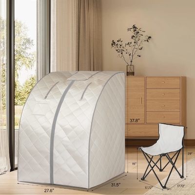 1 sauna infrarossa lontana portatile della persona con tempo &amp; il telecomando di Tempreture