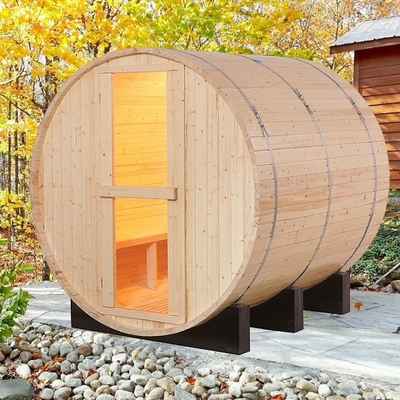 Persona all'aperto di sauna 6 del barilotto del vapore di Commerical Tradtional della casa di legno della cicuta