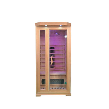 Rettangolare Hemlock Home Sauna Room 8mm vetro temperato 1 anno di garanzia
