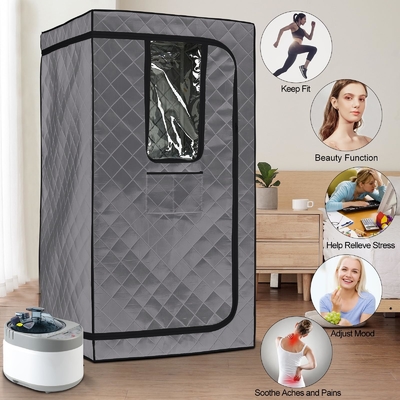 110 - 120V AC 60Hz Tenda di sauna portatile pieghevole Grande taglia Stile per uso domestico