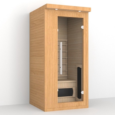 Sala sauna interna 1 - 2 persone Sauna a infrarossi lontani con capsula di luce rossa