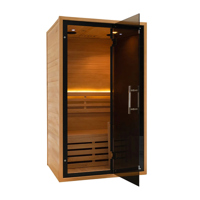Computer Controlled Hemlock / Cedar Home Sauna Room Con Potenza di 1750W
