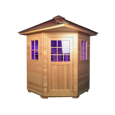 ODM dell'OEM all'aperto di Cedar Dry Sauna Room di 3 - 4 persone accettabile