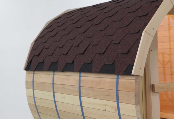 La sauna di legno solida all'aperto del barilotto riscalda l'OEM veloce accettabile