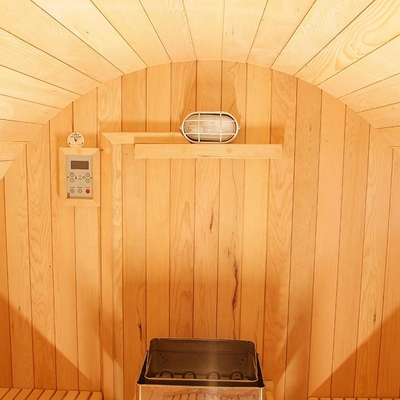 La sauna di legno solida all'aperto del barilotto riscalda l'OEM veloce accettabile