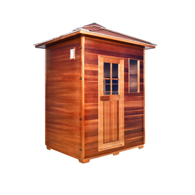 Sauna asciutta all'aperto della cicuta canadese di 3 persone con ventilazione Windows