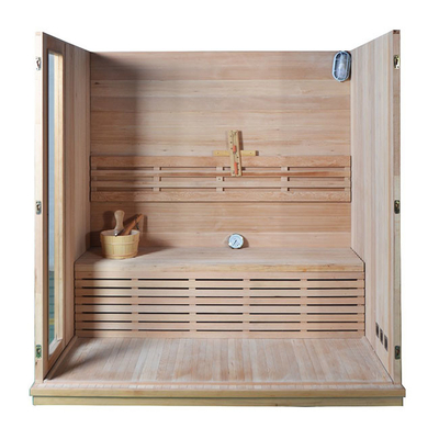 Sauna tradizionale dell'interno del vapore di 4 persone 6KW di legno