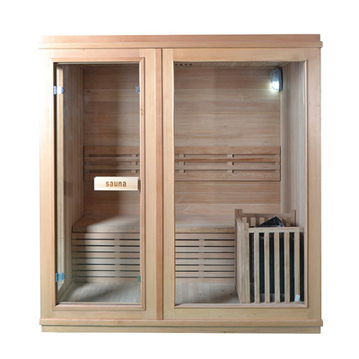 Sauna tradizionale dell'interno del vapore di 4 persone 6KW di legno