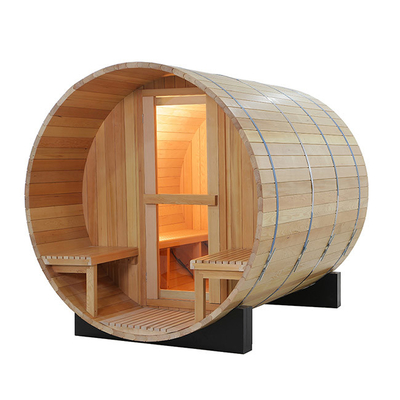 Riscalda le stanze all'aperto di legno solida veloce 6 - 8 persona 6000W di sauna del barilotto