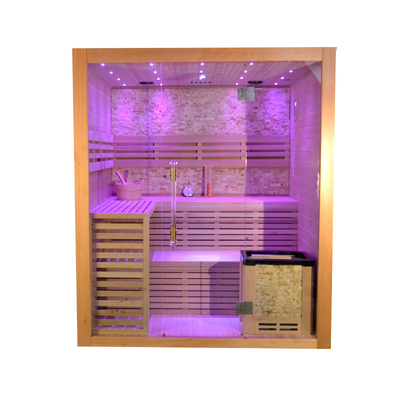 Bagni turchi domestico di legno 4 - di sauna della cicuta persona 5 con il radiatore della stufa 6kw