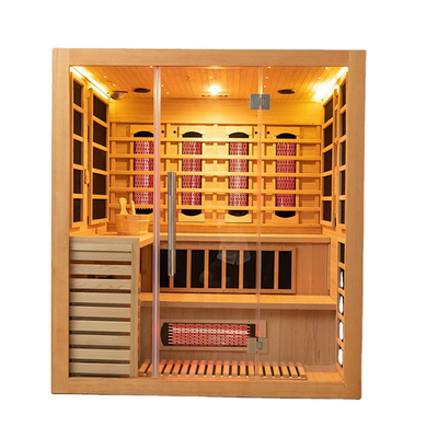 Multi OEM combinato infrarosso del bagno turco di sauna di legno solido delle persone accettabile