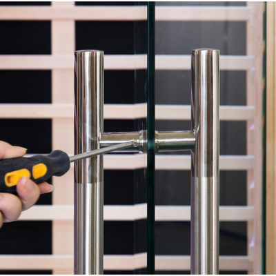 Stanza asciutta infrarossa lontana di sauna del pannello di legno del carbonio della cicuta per la persona 4