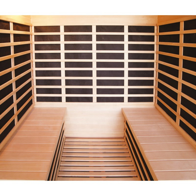 Stanza asciutta infrarossa lontana di sauna del pannello di legno del carbonio della cicuta per la persona 4