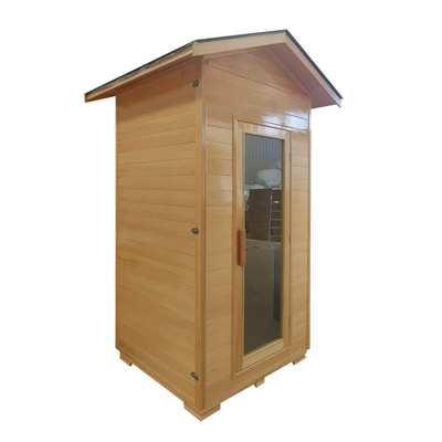 Persona moderna della metropolitana della stanza asciutta all'aperto di legno solida ceramica di sauna 1