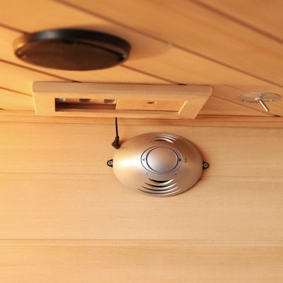 Stanza infrarossa rossa di sauna di Cedar Wood Carbon Panel Far per la persona della casa 4