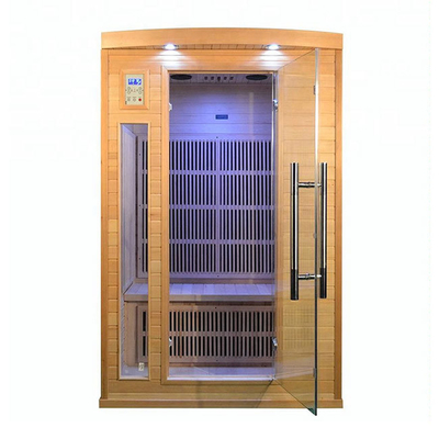 Capacità della persona di Heater Wooden Infrared Sauna Room 2 del pannello del carbonio