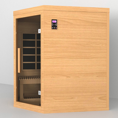 Persona infrarossa del certificato 1 del CE della stanza di sauna dell'angolo asciutto dell'interno di legno solido