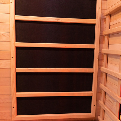 Dimensione infrarossa di 2 persone della stanza di sauna di spettro completo all'aperto di legno della cicuta del Canada