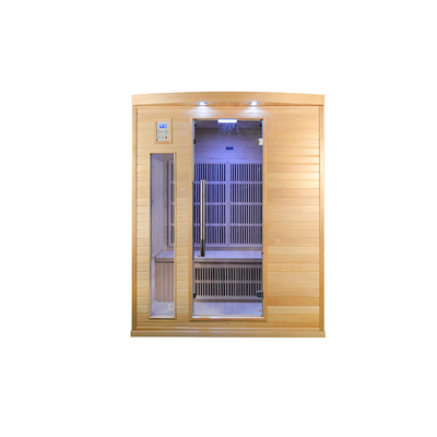 Il legno solido della cicuta asciuga la sauna lontano infrarossa per la dimensione della persona della casa 3