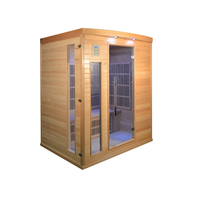 Il legno solido della cicuta asciuga la sauna lontano infrarossa per la dimensione della persona della casa 3