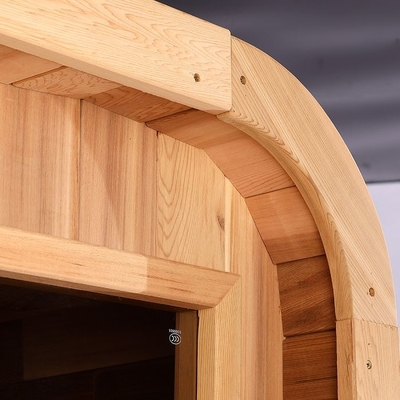 Stanza rossa del Canada Cedar Wooden Cube Steam Sauna per la persona 8