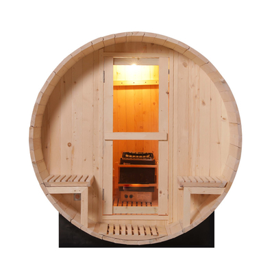 Sauna di legno del barilotto della persona canadese del pino 2 tradizionale