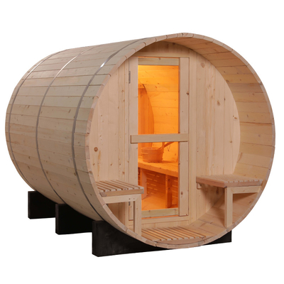 Sauna di legno del barilotto della persona canadese del pino 2 tradizionale