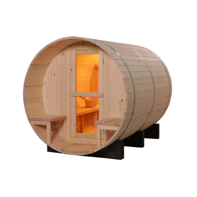 Sauna di legno all'aperto del barilotto del pino popolare per la persona 2 - 4
