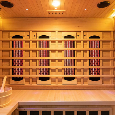 Sauna infrarossa dell'interno tradizionale del vapore di combinazione per 4 persone 2700W