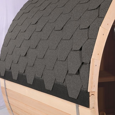 Sauna tradizionale all'aperto del barilotto del vapore di legno solido dell'OEM per 6 persone