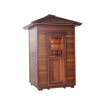 Materiale di cedro rosso canadese per sauna secca all'aperto per 2 persone