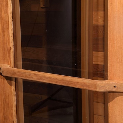 Cedro Rosso Canadese Sauna Cubo Di Legno A Vapore All'aperto Tradizionale
