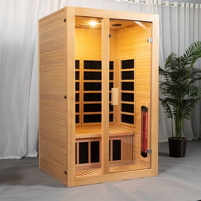 Casa di legno solida piccola vicino alla stanza infrarossa lontana media di sauna per 2 persone