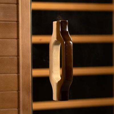Pannello di legno solido dell'interno Heater Far Infrared Sauna Room del carbonio per la persona 2