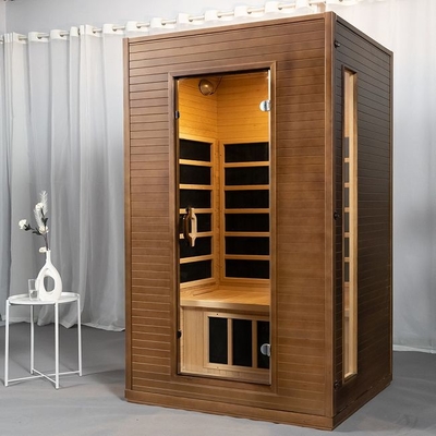 Cicuta dell'interno della stanza di sauna di WoodenInfrared dei radiatori della fibra del carbonio dell'appartamento