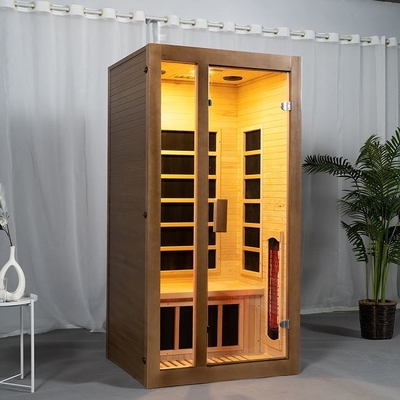 Spettro completo e stanza di legno di sauna della persona del radiatore di pannello del carbonio 2 dell'interno