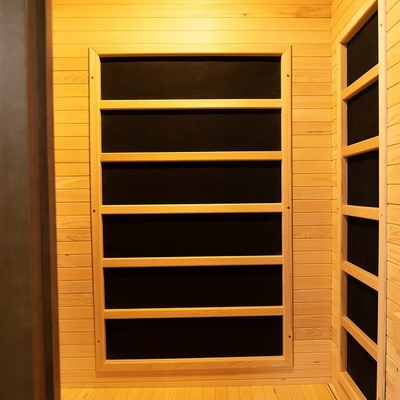 Spettro completo e stanza di legno di sauna della persona del radiatore di pannello del carbonio 2 dell'interno