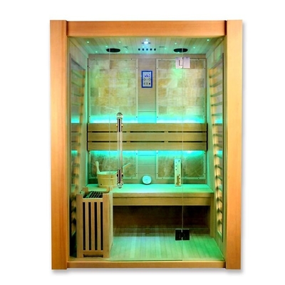 Persona elettrica dell'interno di legno di Heater Sauna Room For 3 del vapore tradizionale