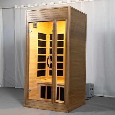Radiatori dell'interno radianti Mini Wooden Infrared Sauna 1 - del carbonio persona 2