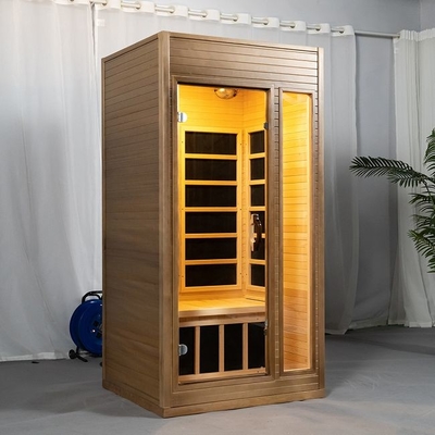Radiatori dell'interno radianti Mini Wooden Infrared Sauna 1 - del carbonio persona 2