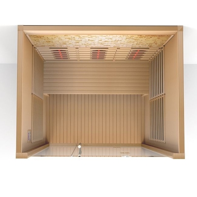 Stanza di legno asciutta di sauna della persona rossa canadese di Cedar Full Spectrum 3 dell'interno