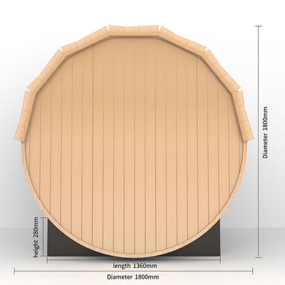 OEM tradizionale di sostegno della stanza di sauna di Heater Solid Wood Outdoor Barrel della stufa