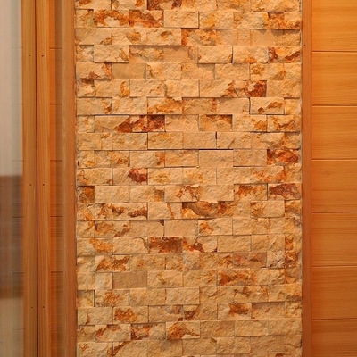 Stanza di legno di sauna del vapore tradizionale dell'interno di uso della casa 3KW per 2 persone