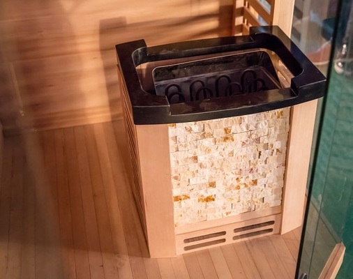 stanza di sauna del vapore di legno di Heater Indoor Use Red Cedar della stufa 6000W per la persona 6