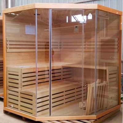 Uso di 8 persone della famiglia di grande capacità della stanza di sauna del vapore dell'angolo della camera da letto