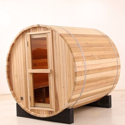 Persona tradizionale di legno solida di Heater Barrel Outdoor Steam Sauna 8